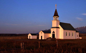 Lucelle Anderson, Melville Lutheran Church, Melville MT, photo: Travel Montana